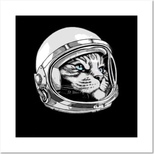 Space Kitty Cat Posters and Art